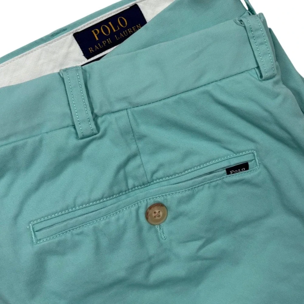 Polo Ralph Lauren Shorts Chinos Mens 40 Mint Green Stretch Classic Golf Preppy